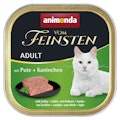 animonda Vom Feinsten Adult 100g Schale Katzennassfutter 32 x 100 Gramm Pute + KaninchenVorschaubild