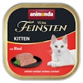 animonda Vom Feinsten Kitten 100g Schale Katzennassfutter Sparpaket 64 x 100 Gramm RindVorschaubild