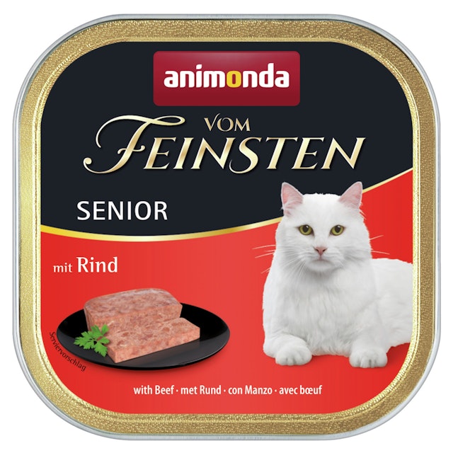 animonda Vom Feinsten Senior 100g Schale Katzennassfutter 32 x 100 Gramm mit RindVorschaubild