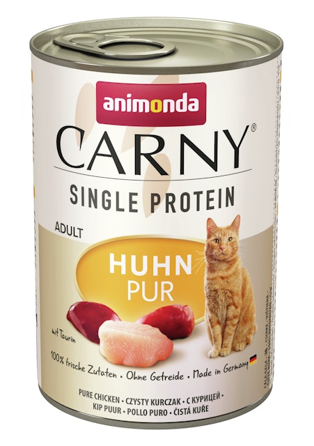 animonda Carny Adult Single Protein 400g Dose Katzennassfutter 6 x 400 Gramm Huhn PurVorschaubild