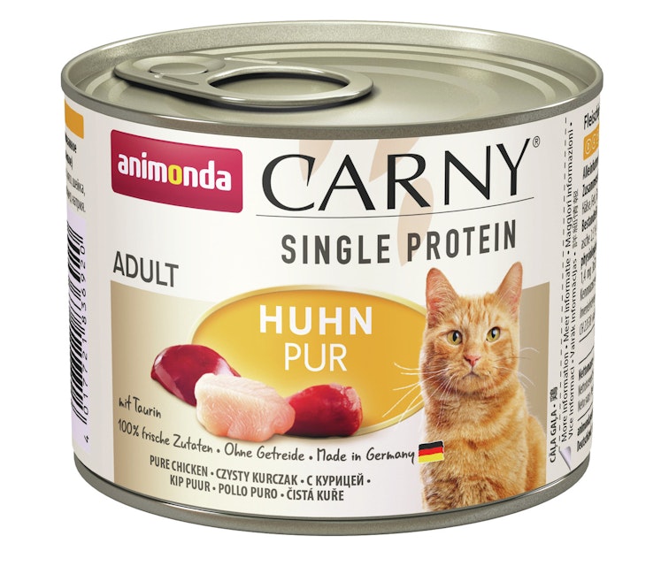 animonda Carny Adult Single Protein 200g Dose Katzennassfutter 6 x 200 Gramm Huhn purVorschaubild