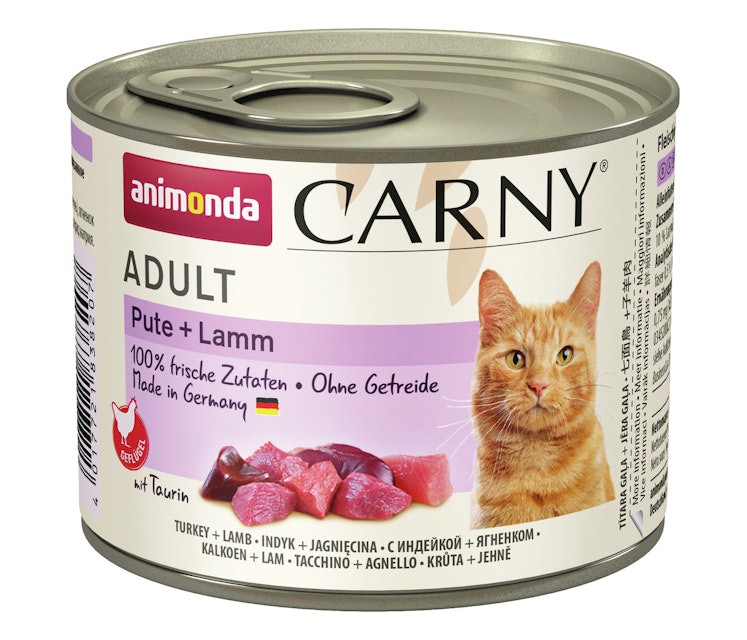 animonda Carny Adult 200g Dose Katzennassfutter 6 x 200 Gramm Pute + LammVorschaubild