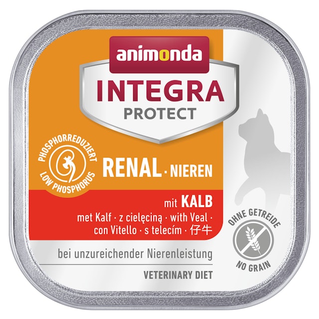 animonda Integra Protect Niere 100g Schale Katzennassfutter 16 x 100 Gramm mit KalbVorschaubild