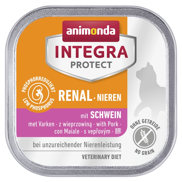 animonda Integra Protect Niere 100g Schale Katzennassfutter 16 x 100 Gramm mit SchweinVorschaubild