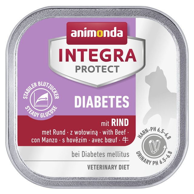 animonda Integra Protect Diabetes 100g Schale Katzennassfutter 16 x 100 Gramm mit RindVorschaubild