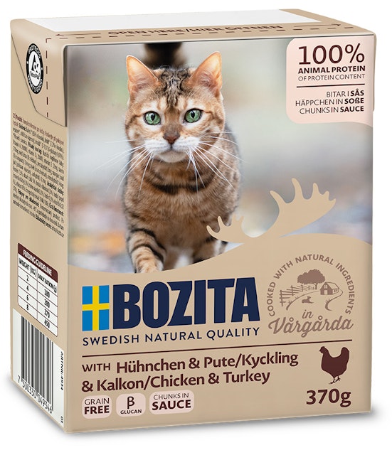 Bozita Häppchen in Soße 370 Gramm KatzennassfutterVorschaubild