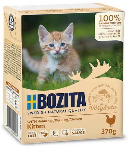 Bozita Häppchen in Soße 370 Gramm Katzennassfutter