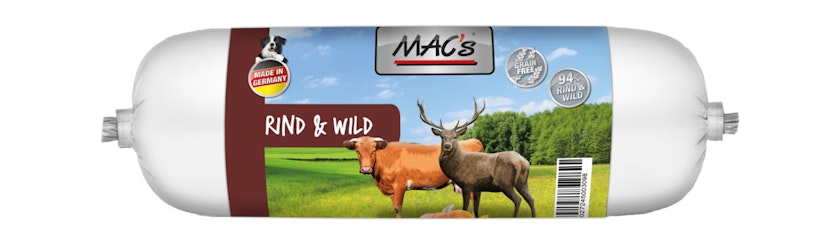 MAC's Dog 800g Wurst 12 x 800 Gramm Rind & WildVorschaubild