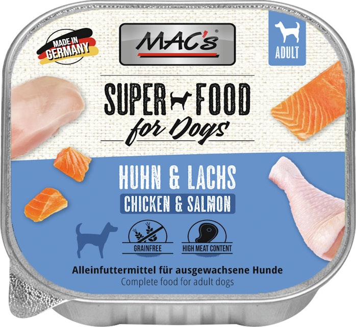 MAC's Dog 150g Hundenassfutter 11 x 150 Gramm Lachs & HühnchenVorschaubild