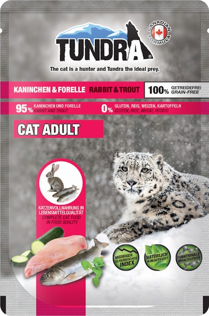 Tundra Cat 85 Gramm Katzennassfutter 16 x 85 Gramm Kaninchen & ForelleVorschaubild