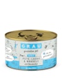 grau Katze 200 Gramm Katzennassfutter 6 x 200 Gramm Pute & Lachs & MakreleVorschaubild