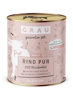 grau Hund 800 Gramm Hundenassfutter