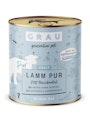 grau Hund 800 Gramm Hundenassfutter 6 x 800 Gramm Lamm purVorschaubild