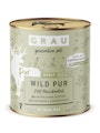 grau Hund 800 Gramm Hundenassfutter 6 x 800 Gramm Wild purVorschaubild