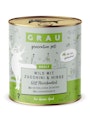 grau Hund 800 Gramm Hundenassfutter 6 x 800 Gramm Wild + Zucchini & HirseVorschaubild