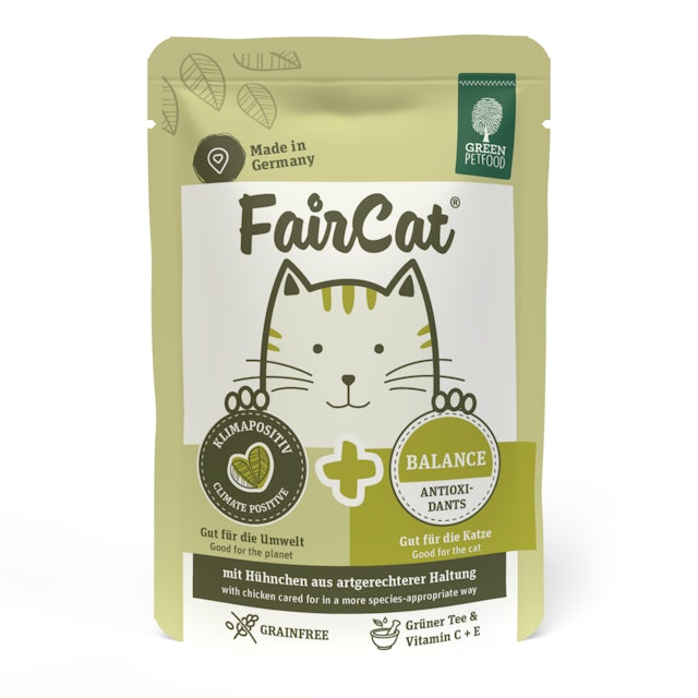 Green Petfood FairCat 85 Gramm Katzennassfutter 8 x 85 Gramm Balance Vorschaubild