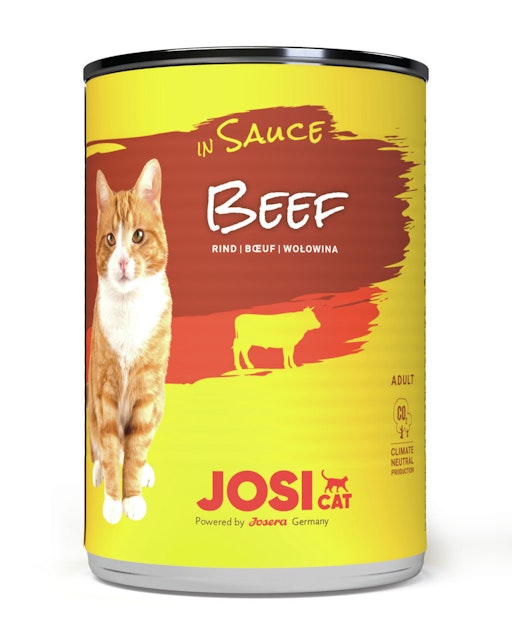 Josera JosiCat in Sauce 415 Gramm Katzennassfutter 12 x 415 Gramm RindVorschaubild