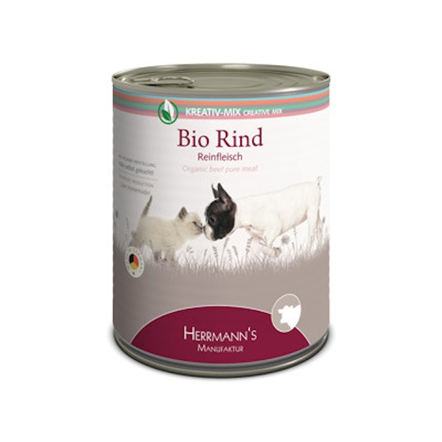 Herrmann's Selection Reinfleisch 800g Dose Hundenassfutter 6 x 800g Bio RindVorschaubild