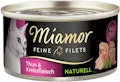 Miamor Feine Filets Naturelle 80g Dose Katzennassfutter 24 x 80 Gramm Thunfisch & KrebsfleischVorschaubild