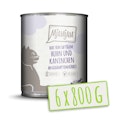 MJAMJAM DUO 800 Gramm Katzennassfutter 6 x 800 Gramm Hühnchen & Kaninchen mit KürbisVorschaubild