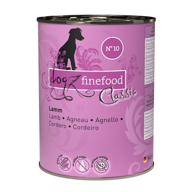 Dogz finefood 400 Gramm Hundenassfutter 6 x 400 Gramm No.10 LammVorschaubild