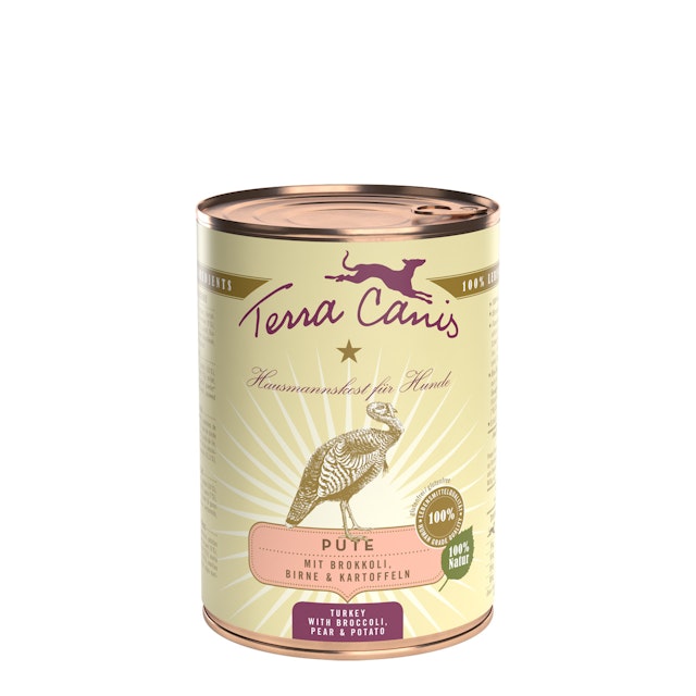 Terra Canis Classic 400g Dose Hundenassfutter 6 x 400 Gramm Pute mit Brokkoli, Birne & KartoffelVorschaubild