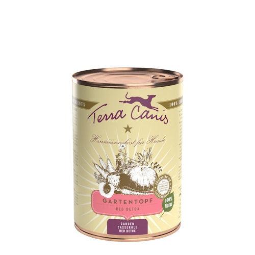 Terra Canis Gartentopf 400g Dose Hundenassfutter