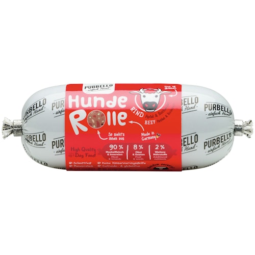 PurBello Hunderolle 200 Gramm Hundenassfutter