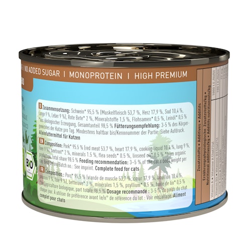 catz finefood Bio 6 x 200g Katzennassfutter