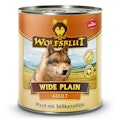 WOLFSBLUT 800g Hundenassfutter 6 x 800 Gramm Wide Plain Pferdefleisch mit SüßkartoffelVorschaubild