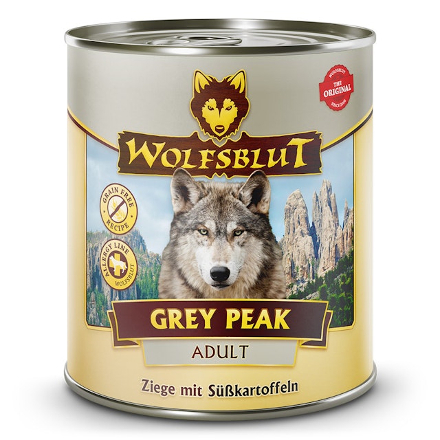 WOLFSBLUT 395g Hundenassfutter 6 x 395 Gramm Grey Peak Ziege mit SüßkartoffelnVorschaubild