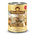 WOLFSBLUT Puppy 395g Hundenassfutter 6 x 395 Gramm Wild Duck & Turkey Ente & Truthahn mit KürbisVorschaubild