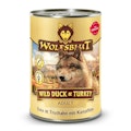 WOLFSBLUT 395g Hundenassfutter 6 x 395 Gramm Wild Duck & Turkey Ente & Truthahn mit KartoffelnVorschaubild