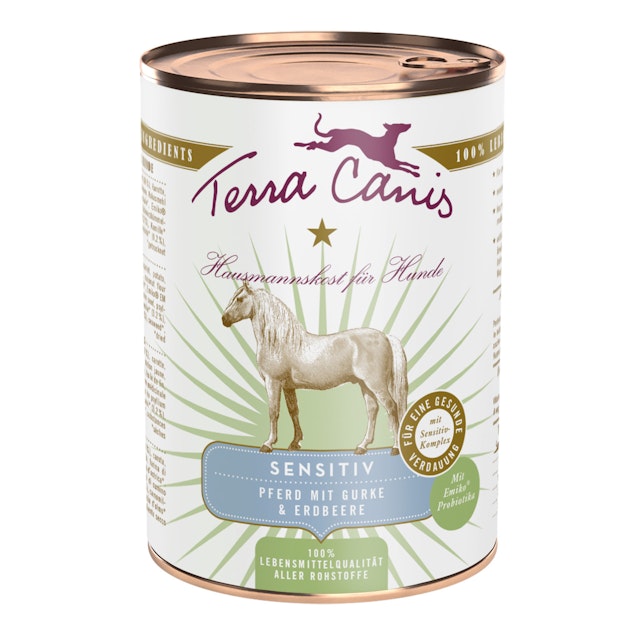 Terra Canis Sensitive 400 Gramm Hundenassfutter 6 x 400 Gramm PferdVorschaubild