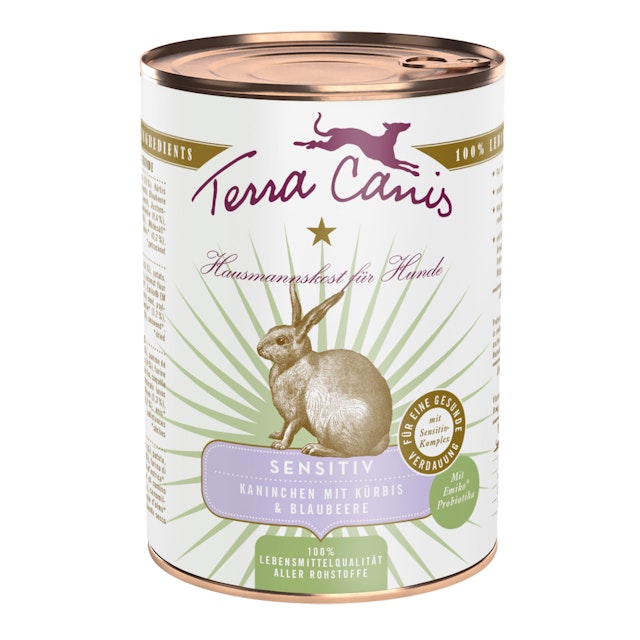 Terra Canis Sensitive 400 Gramm Hundenassfutter 6 x 400 Gramm KaninchenVorschaubild