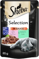 Sheba Selection in Sauce 85 Gramm Katzennassfutter