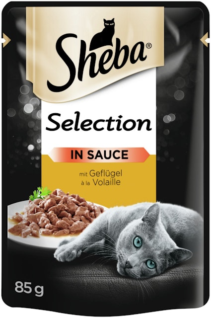 Sheba Selection in Sauce 85 Gramm Katzennassfutter 24 x 85 Gramm GeflügelVorschaubild