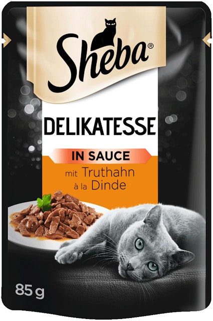 Sheba in Sauce 85 Gramm Katzennassfutter 24 x 85 Gramm mit TruthahnVorschaubild