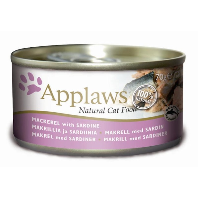 Applaws 70g Katzennassfutter 24 x 70 Gramm Makrele & SardinenVorschaubild