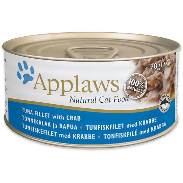 Applaws 70g Katzennassfutter 24 x 70 Gramm Thunfischfilet & KrabbeVorschaubild