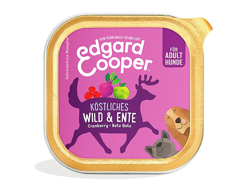 Edgard&Cooper Adult 150 Gramm Hundenassfutter 11 x 150 Gramm Wild und EnteVorschaubild