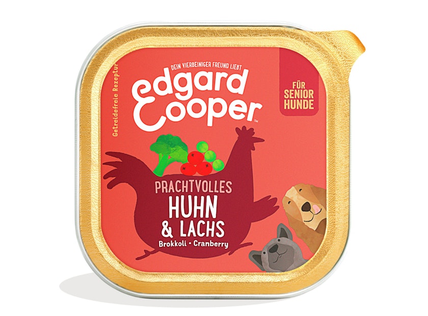 Edgard&Cooper Adult 150 Gramm Hundenassfutter 11 x 150 Gramm Huhn und LachsVorschaubild