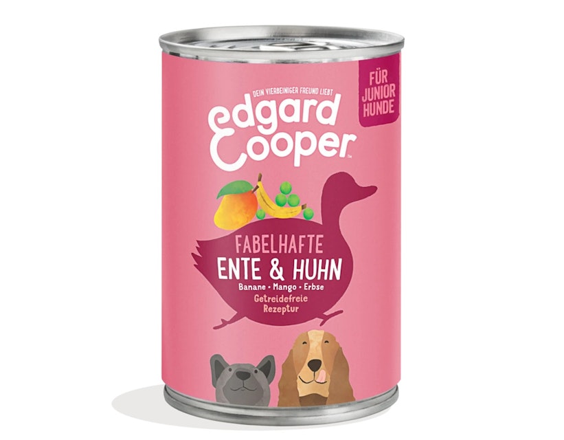 Edgard&Cooper Adult 400 Gramm Hundenassfutter 6 x 400 Gramm Ente und HuhnVorschaubild