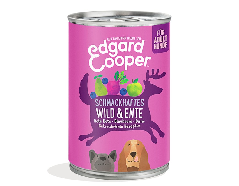 Edgard&Cooper Adult 400 Gramm Hundenassfutter 6 x 400 Gramm Wild und EnteVorschaubild