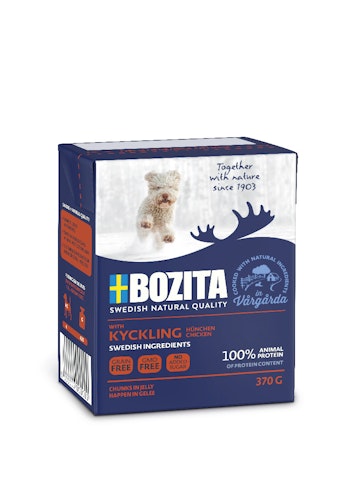 Bozita Happen in Gelee 370 Gramm Hundenassfutter