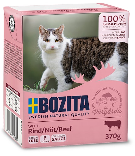 Bozita Häppchen in Soße 370 Gramm Katzennassfutter