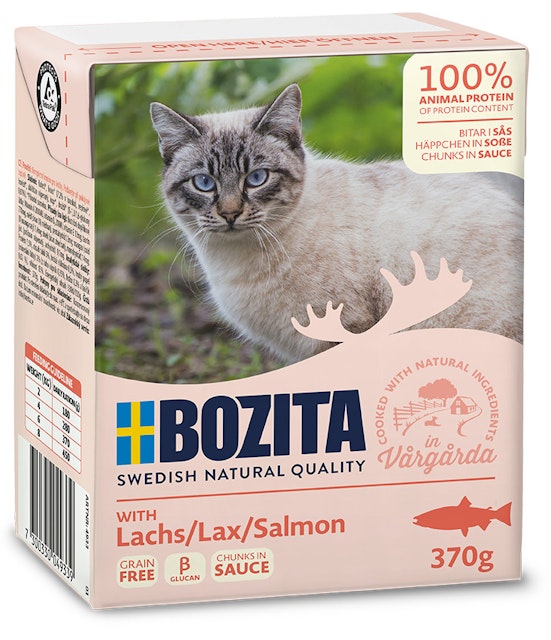 Bozita Häppchen in Soße 370 Gramm KatzennassfutterVorschaubild