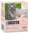 Bozita Häppchen in Soße 370 Gramm Katzennassfutter 16 x 370 Gramm mit LachsVorschaubild