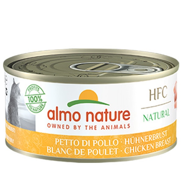 Almo Nature HFC Natural 150g Dose Katzennassfutter 24 x 150 Gramm HühnerbrustVorschaubild
