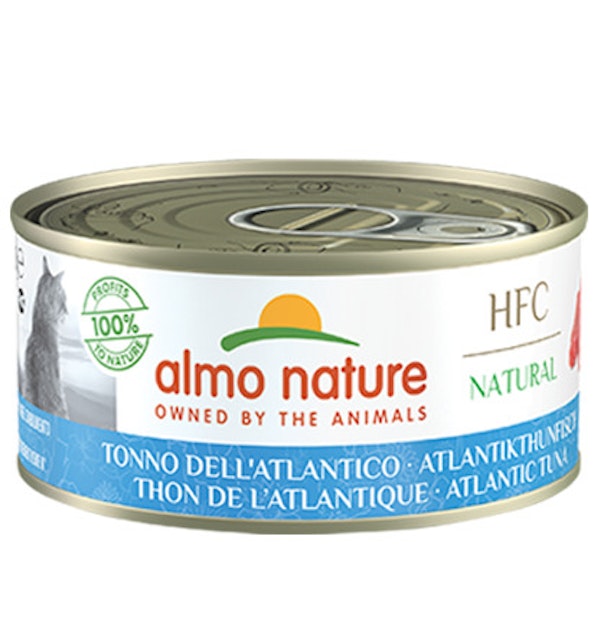 Almo Nature HFC Natural 150g Dose Katzennassfutter 24 x 150 Gramm AtlantikthunfischVorschaubild